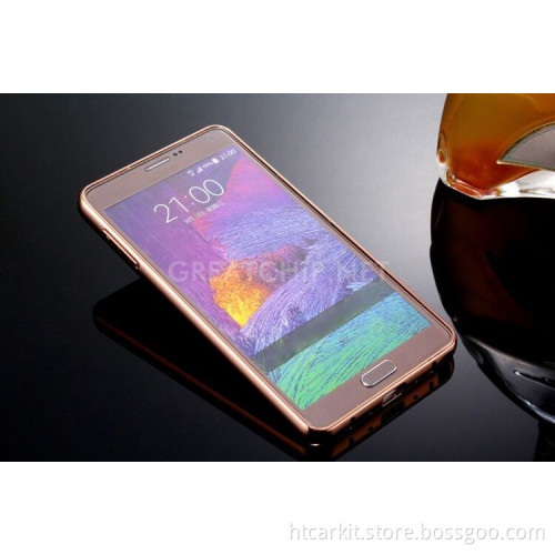 new products aluminum pc mirror cell phone case for samsung note 4